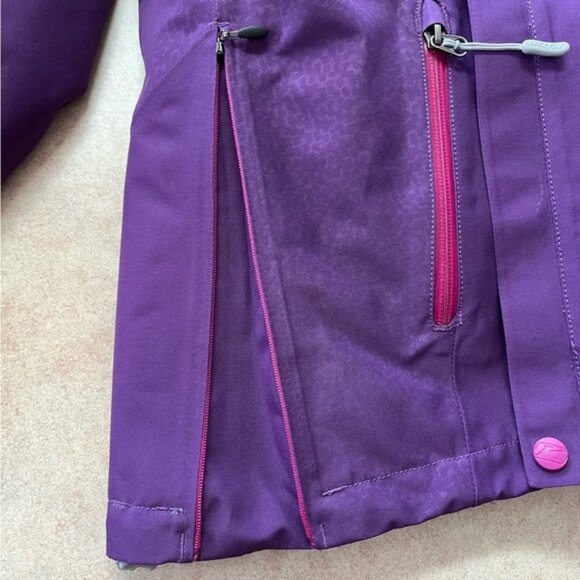 Klim's Allure Insulated Winter Snow Ski/Sledding Gore-Tex Purple Jacket - Picture 10 of 16